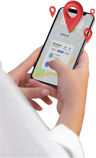 Clear map for easy access